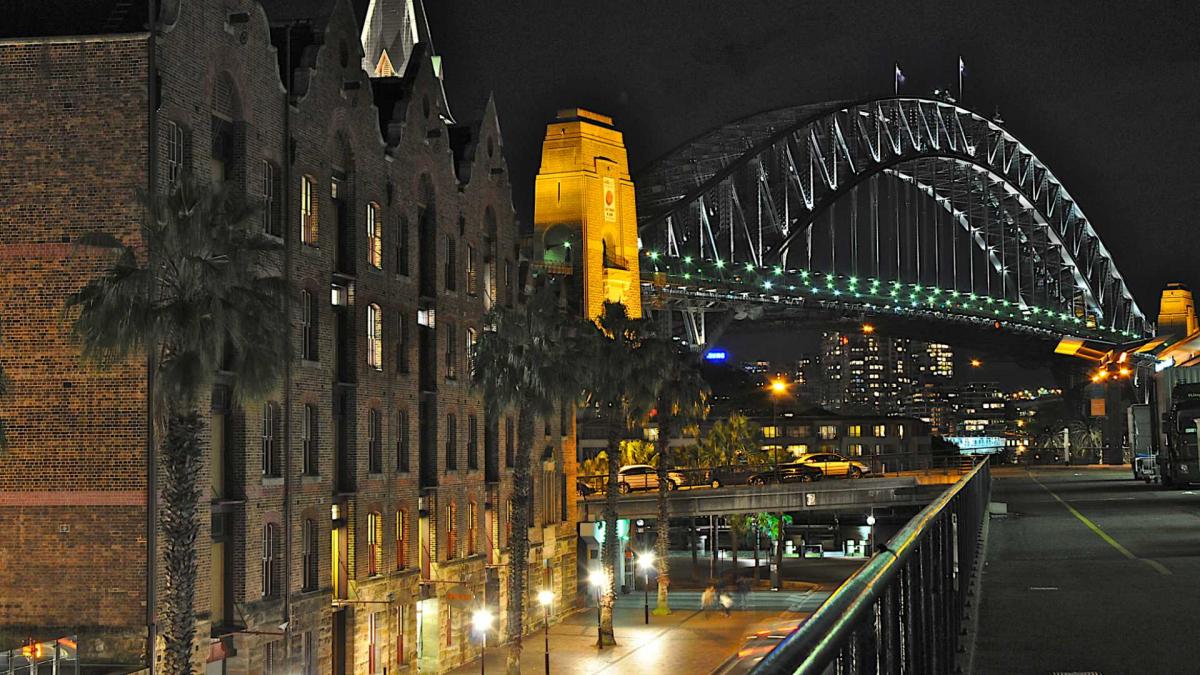 Sydney at night