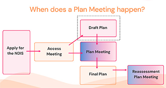 NDIS plan process flow