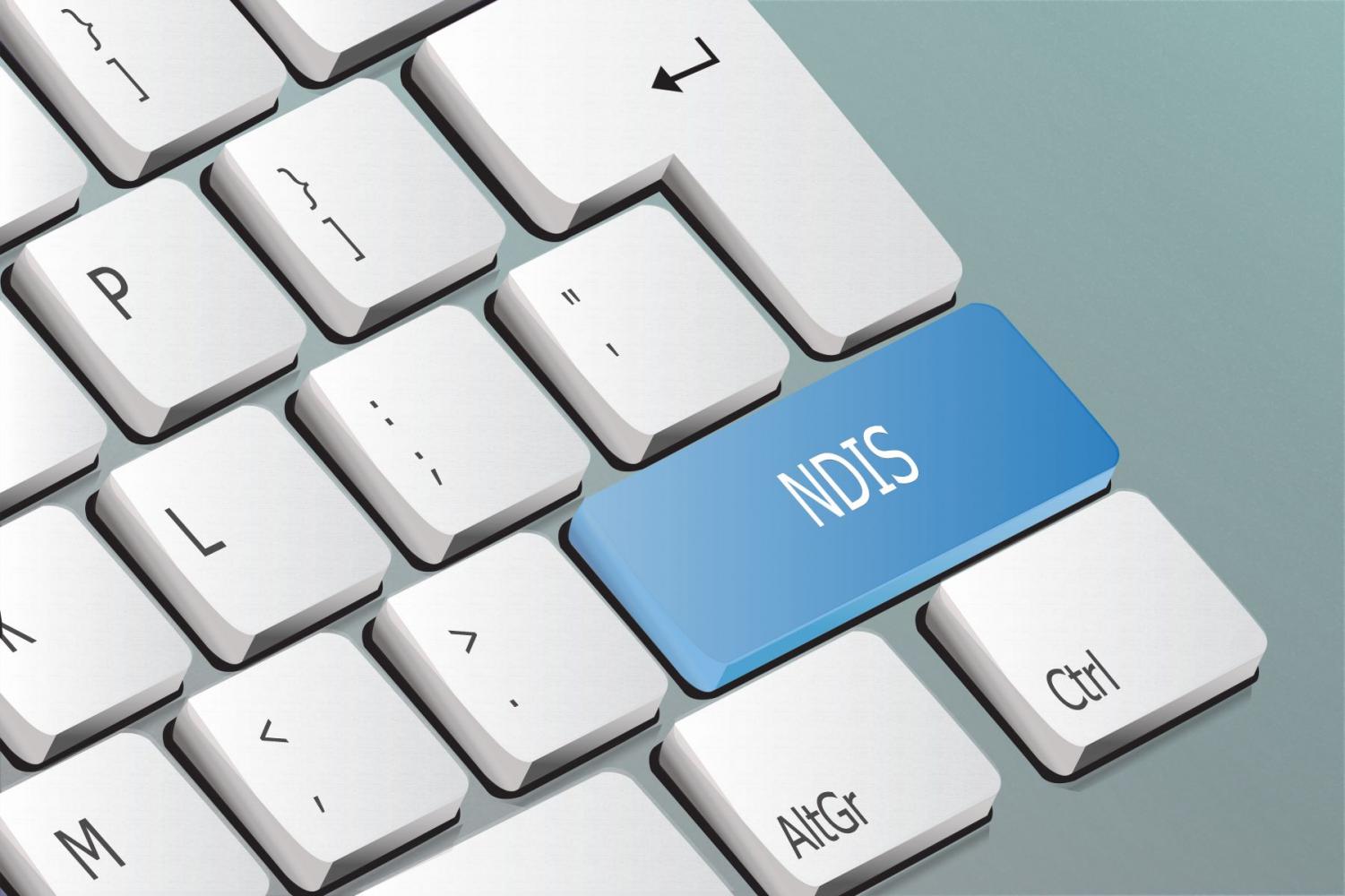 NDIS written on the keyboard button