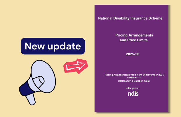 New Update: NDIS Pricing Arrangements and Price Limits - October 2025