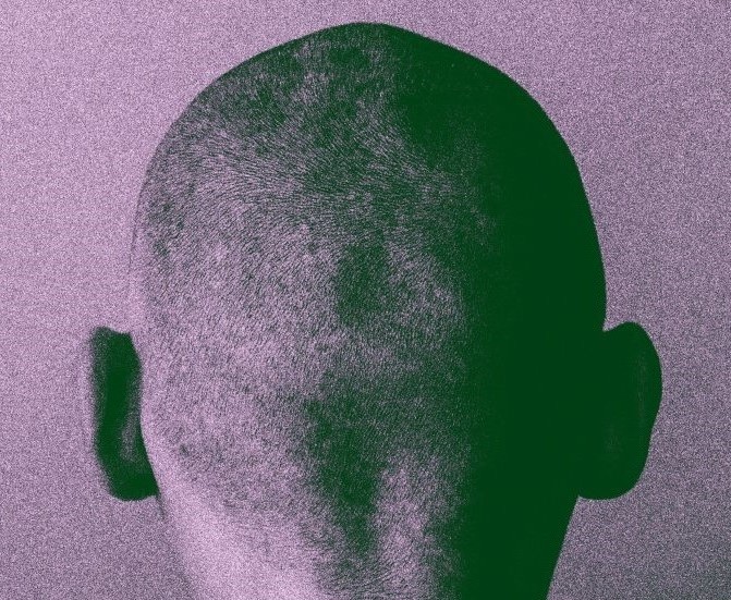 back of a mans head