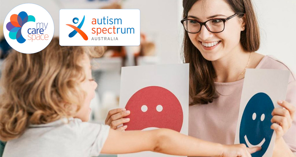 Therapist with a young boy during an assessment