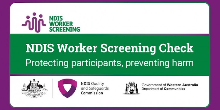 NDIS Worker Screening Check banner