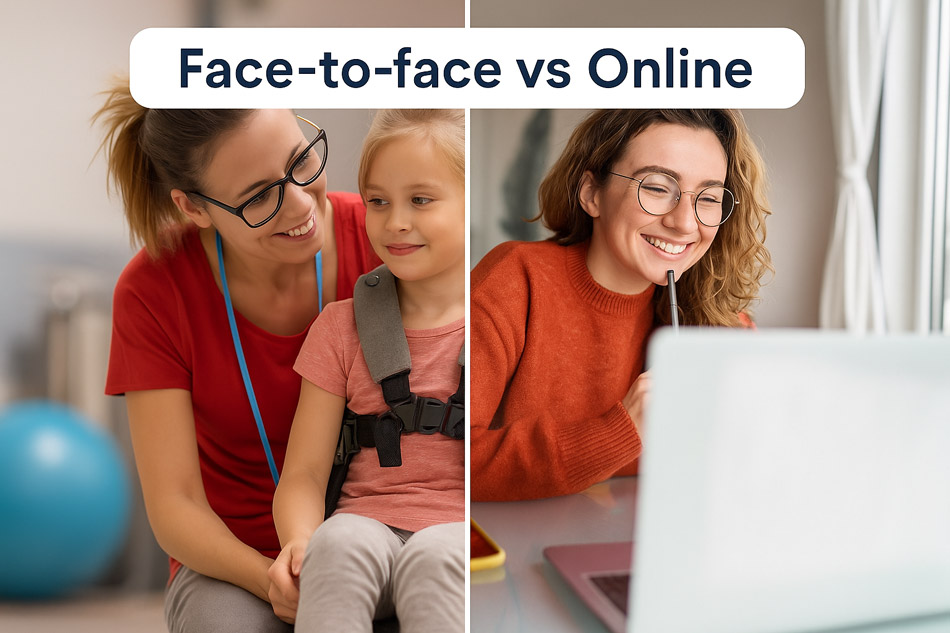 comparing face to face and online therapy
