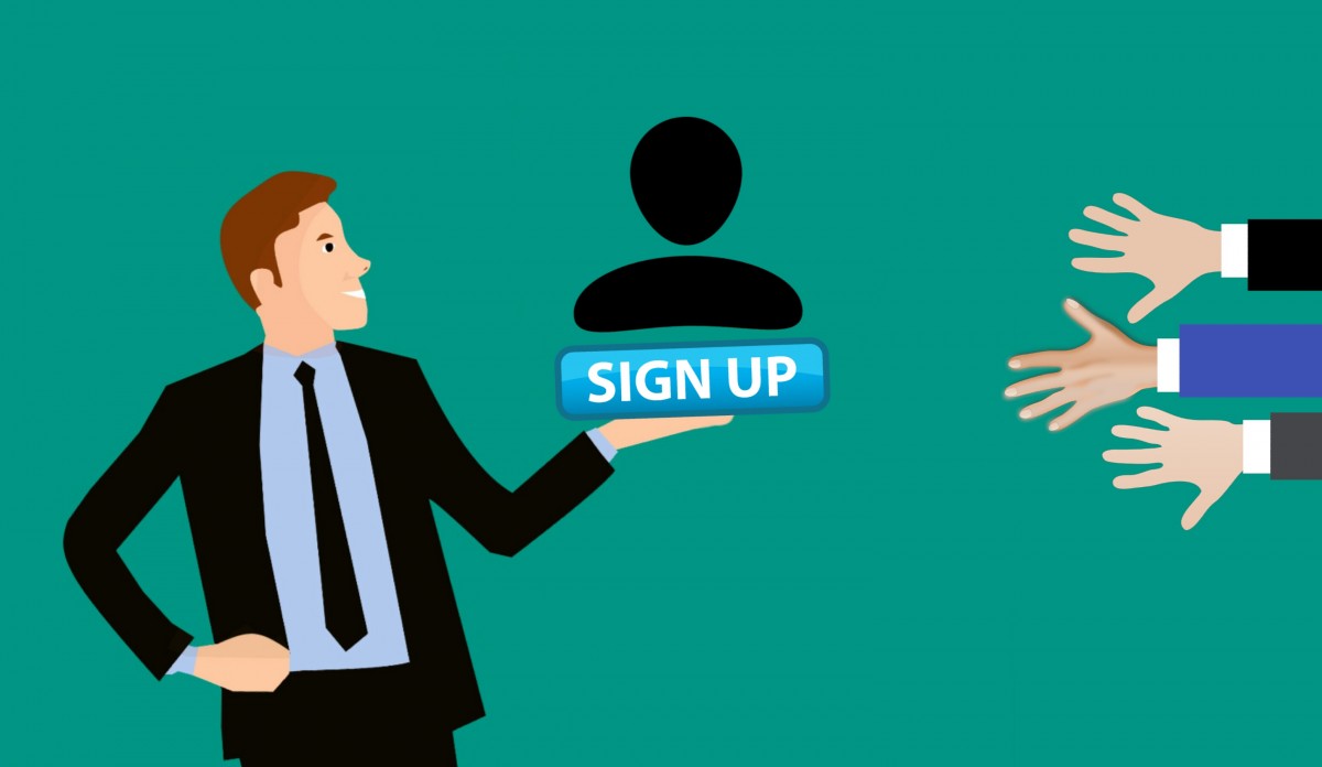 sign up now illustration