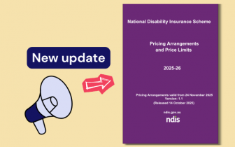 New Update: NDIS Pricing Arrangements and Price Limits - October 2025